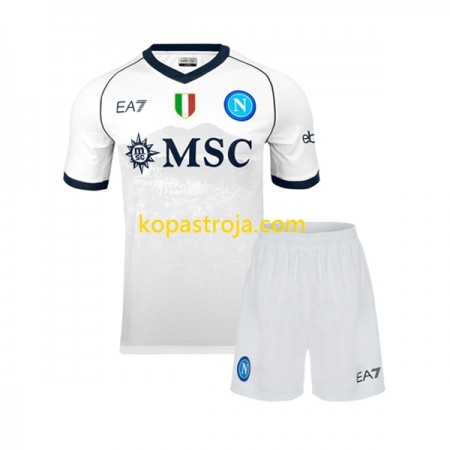 Billiga Fotbollströjor SSC Napoli Barn Borta tröja 2023/24 Kortärmad
